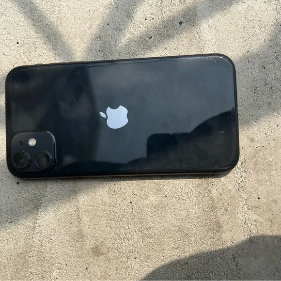 Apple Black Smartphone with Colorful Display